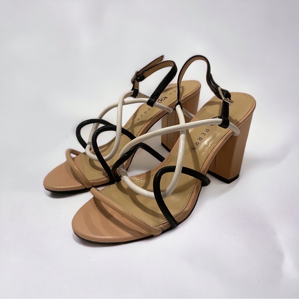 Katy Perry Black and White Kendra Rope Sandal